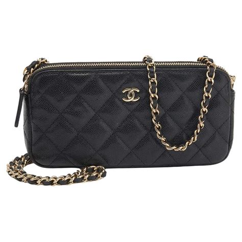 chanel quilted wallet on chain|chanel zipped wallet small.